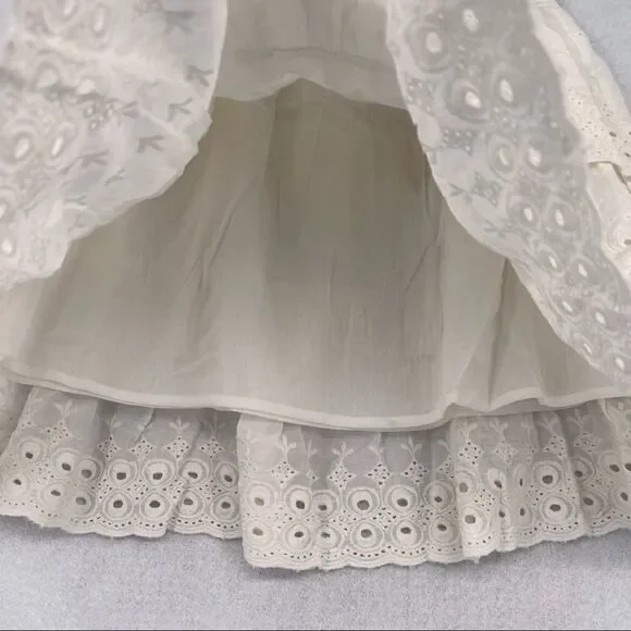 House Of Harlow Smocked Eyelet Top and Skirt Set NWT - Picture 10 of 12